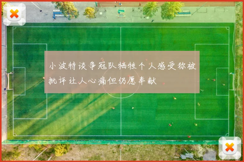小波特谈争冠队牺牲个人感受称被批评让人心痛但仍愿奉献